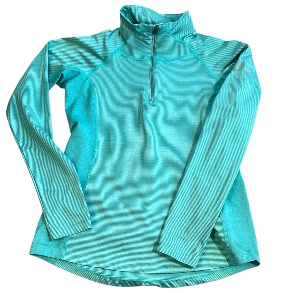 Columbia Half Zip Running Microstripe Pullover,‎ Size Small